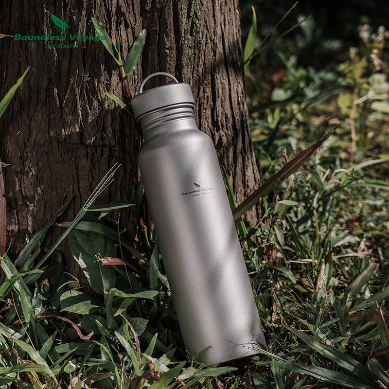必唯纯钛水壶户外钛水瓶800ml便携野营水杯登山壶单层露营泡茶杯,淘宝优惠券,粉丝福利购,淘宝优惠卷