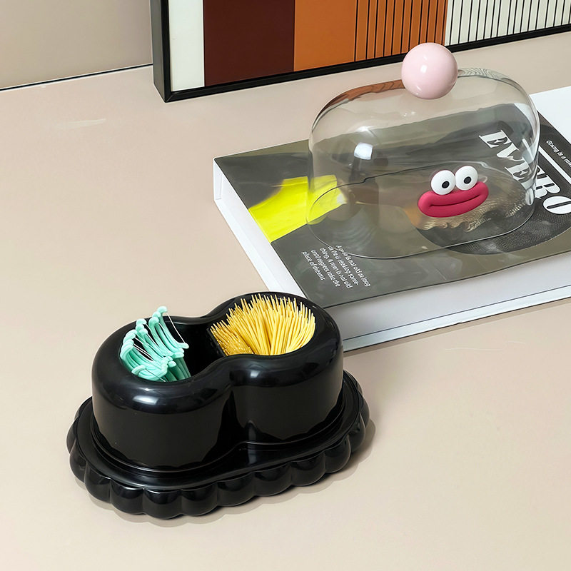 【家居好物】多巴胺牙签盒筒棉签筒牙线收纳盒家用可爱创意高颜值,淘宝优惠券,粉丝福利购,淘宝优惠卷