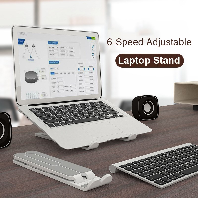 Folding Adjustable Laotop Stand Holder  Mackbook Pro Air Sup - 图0