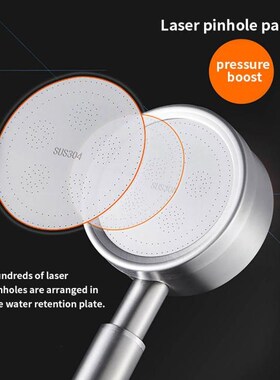 Recableght Anti-Clog Shower Head Set High Pressure Adjustabl