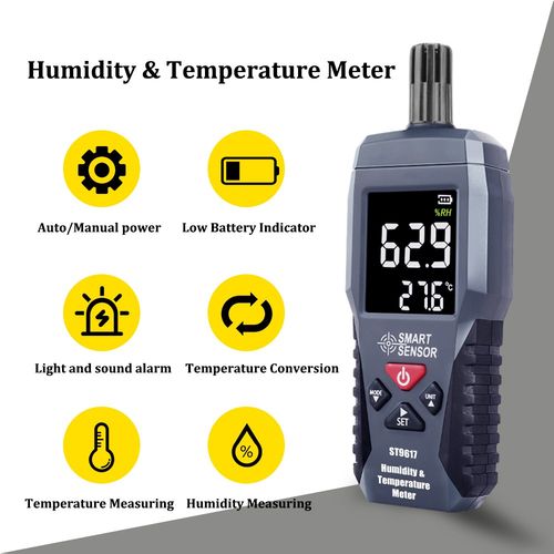 Digital Temperature Humidity Meter Hygrometer High Accuracy-图3