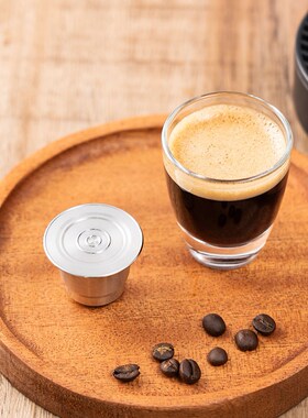 Stainless Steel Espresso Oil Coffee Capsule Pods Filter Comp