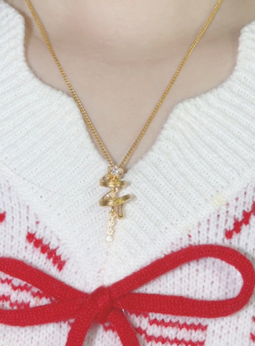 HOWEET流星圣诞树项链