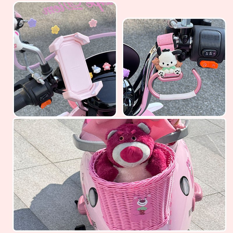 台铃妙恋装饰配件大全eb电动车改造贴纸挡风板可爱电瓶车配饰用品 - 图3