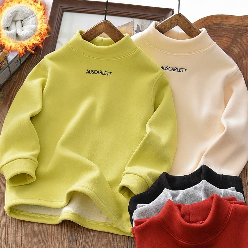 男童半高领打底衫秋冬中大童2025高弹印花上衣男孩儿童装磨毛长袖,淘宝优惠券,粉丝福利购,淘宝优惠卷