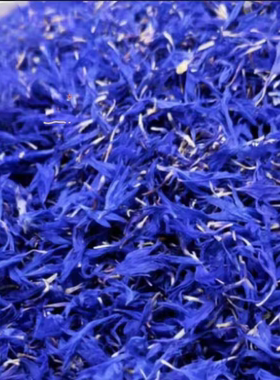 现货蓝色矢车菊干花瓣  矢车菊纯花瓣香薰蜡烛装饰花不可食用包邮