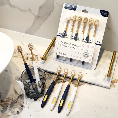 Сэм та же самая подлинная плотная мягкая зубная щетка для дома, притворяется взрослыми для защиты десен