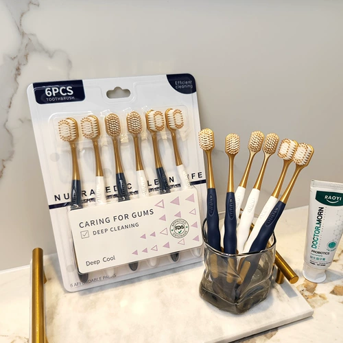 Сэм та же самая подлинная плотная мягкая зубная щетка для дома, притворяется взрослыми для защиты десен