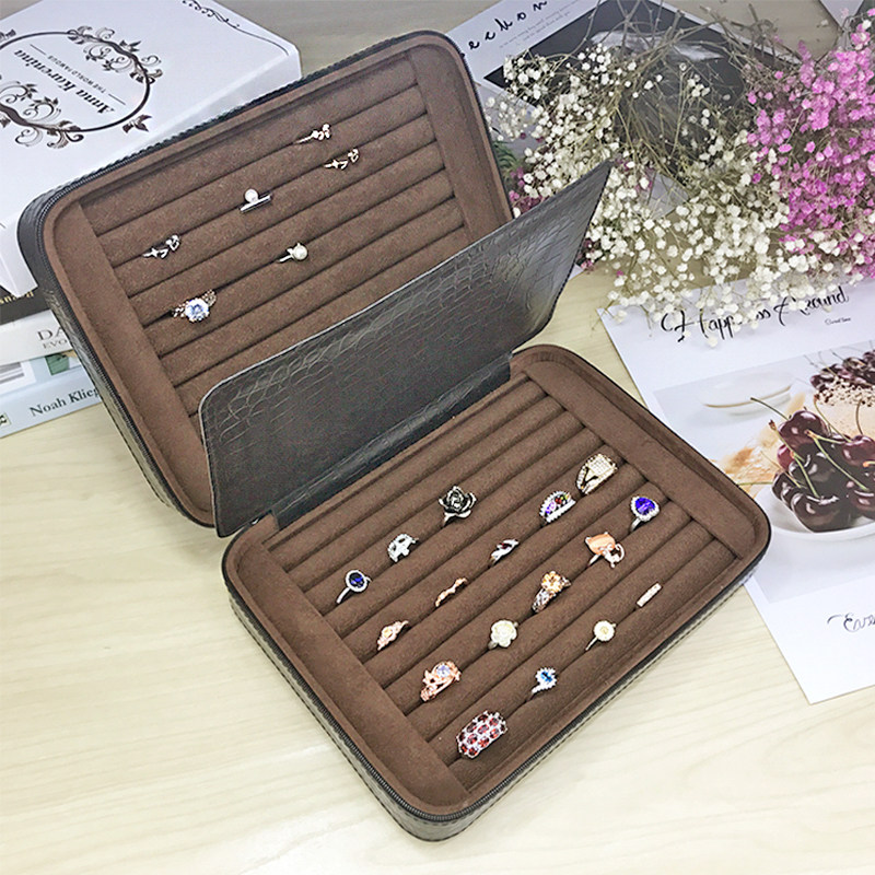 极速抖音首饰盒戒指收纳盒大号公主耳环饰L品盒项链耳钉耳坠首饰,淘宝优惠券,粉丝福利购,淘宝优惠卷