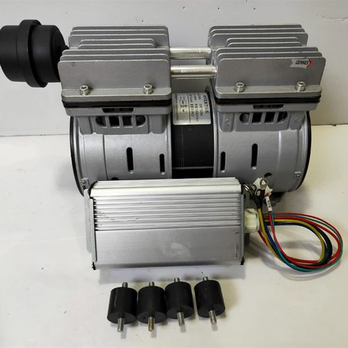 极速新品新品可携式小型直s流空压机低噪静C音无油C打气机真空压 - 图1