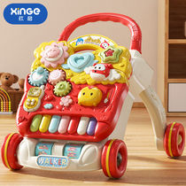 Hinger Baby Toys Versatile walking car balance car anti-side turning children trolley Anti-O-type leg walking armchair