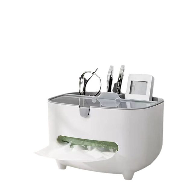 Multifunctional storage box Living room and home integrated home high-end luxury simple dining room desk tissue box