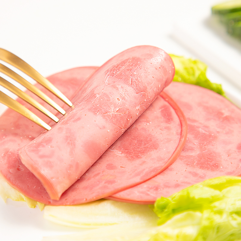 雨润牛肉火腿180g*4袋 切片三明治手抓饼披萨食材家用火腿片早餐