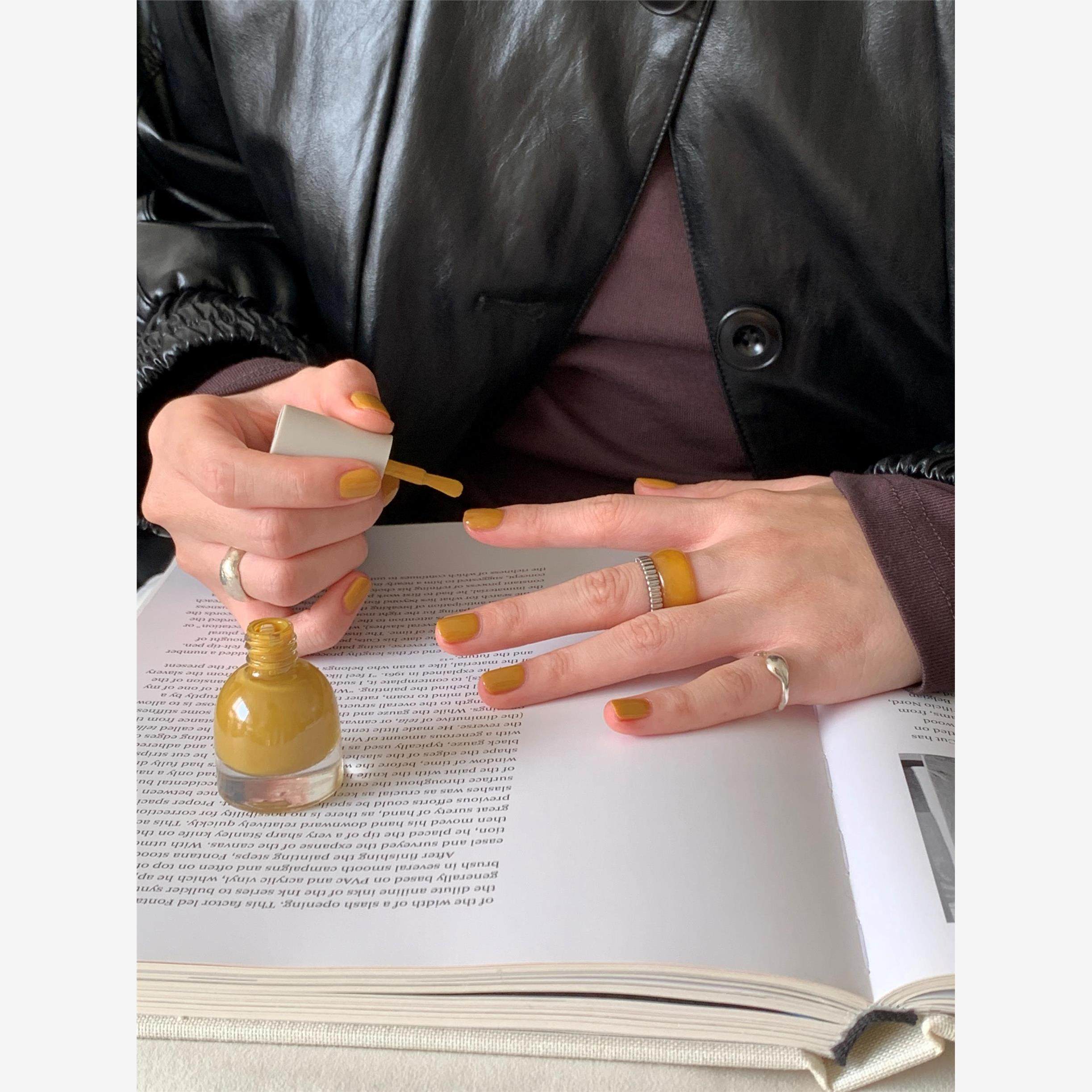 2025秋冬显白芥末黄！Twomoons水性指甲油免烤味道小 S470 姜黄色,淘宝优惠券,粉丝福利购,淘宝优惠卷