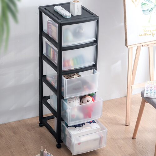 收纳柜鞋柜抽屉式收纳箱塑料玩具零食衣服收纳盒储物箱整理箱多层 - 图2