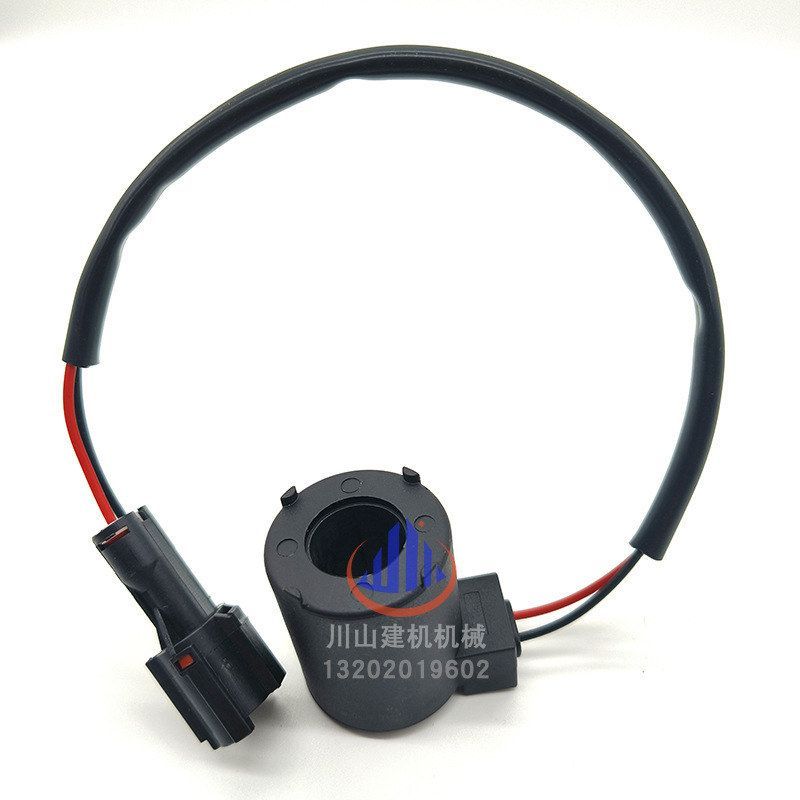 挖掘机配件适用于洋马VIO20/40/55 回转安全锁电磁阀线圈12V 24V - 图0