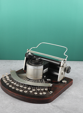速发老式打字机道型摆件美式做旧风古南洋复物件老上海民国风模具