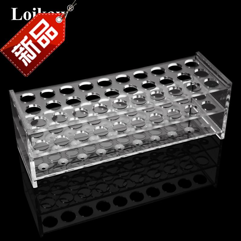 速发15试管试管架有机玻璃试管架4料有机离2心管架子00塑孔1821 - 图0