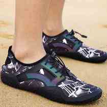 Sandshoes Mens Beach Shoes Outdoor Non-slip Traceability Creek Shoes Men Speed Dry Amphibious Shoes Travel Hiking Fishing Shoes Big Size 4748