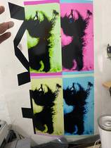 A4 A3 full transparent laser fillin negatives web version printed laser printing projection plate-making printing rubber slide 50 sheets