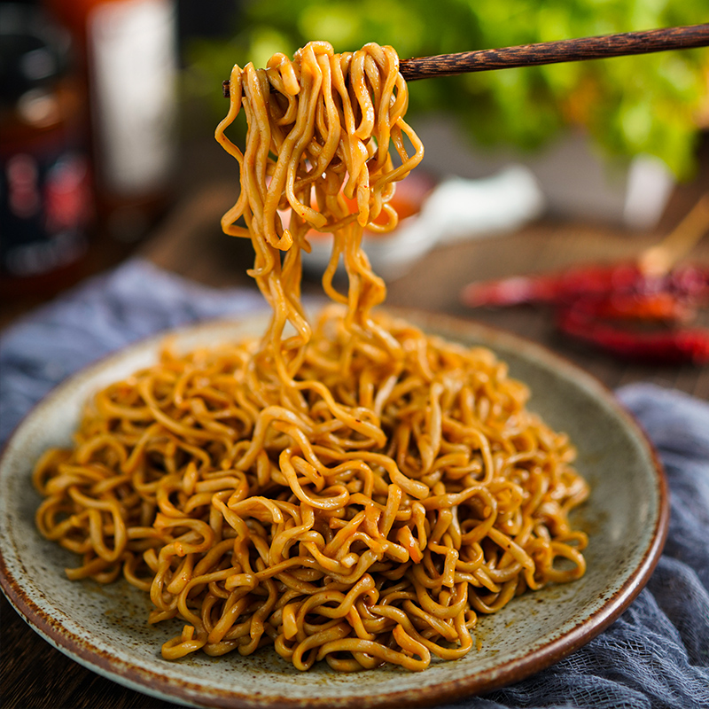 【冷卡】荞麦面0脂肪免煮减泡面拌面主食方便面条无糖精代餐食品