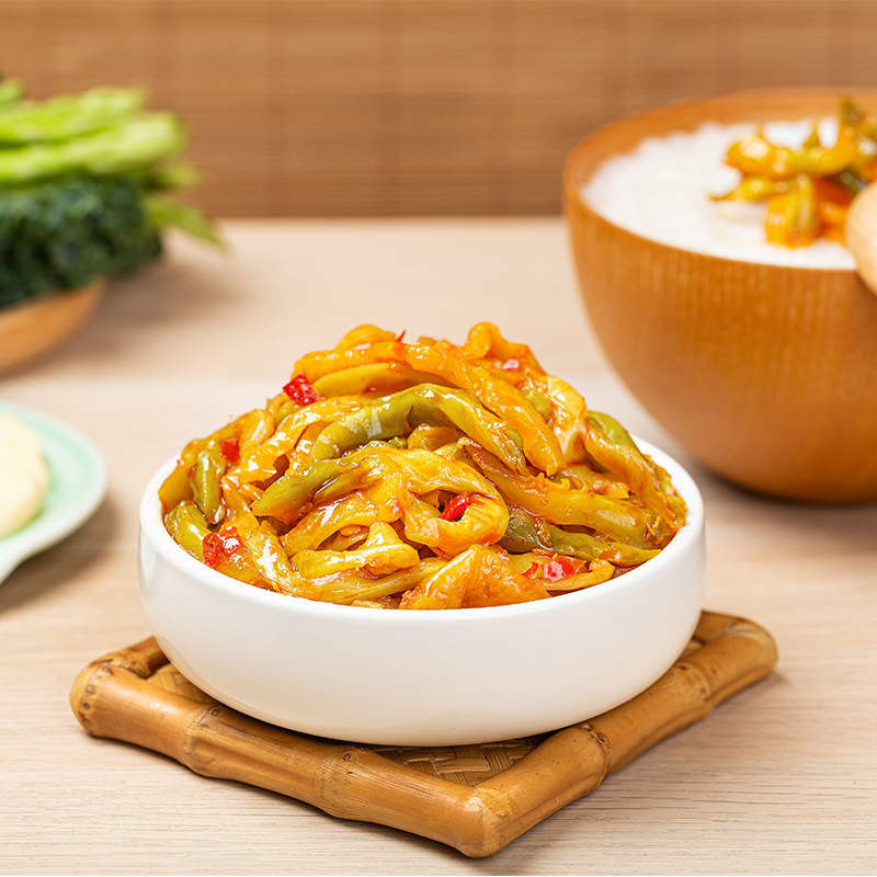 饭扫光下饭菜345g*2瓶装四川红油下饭酱腌菜榨菜咸菜开菜胃味泡菜