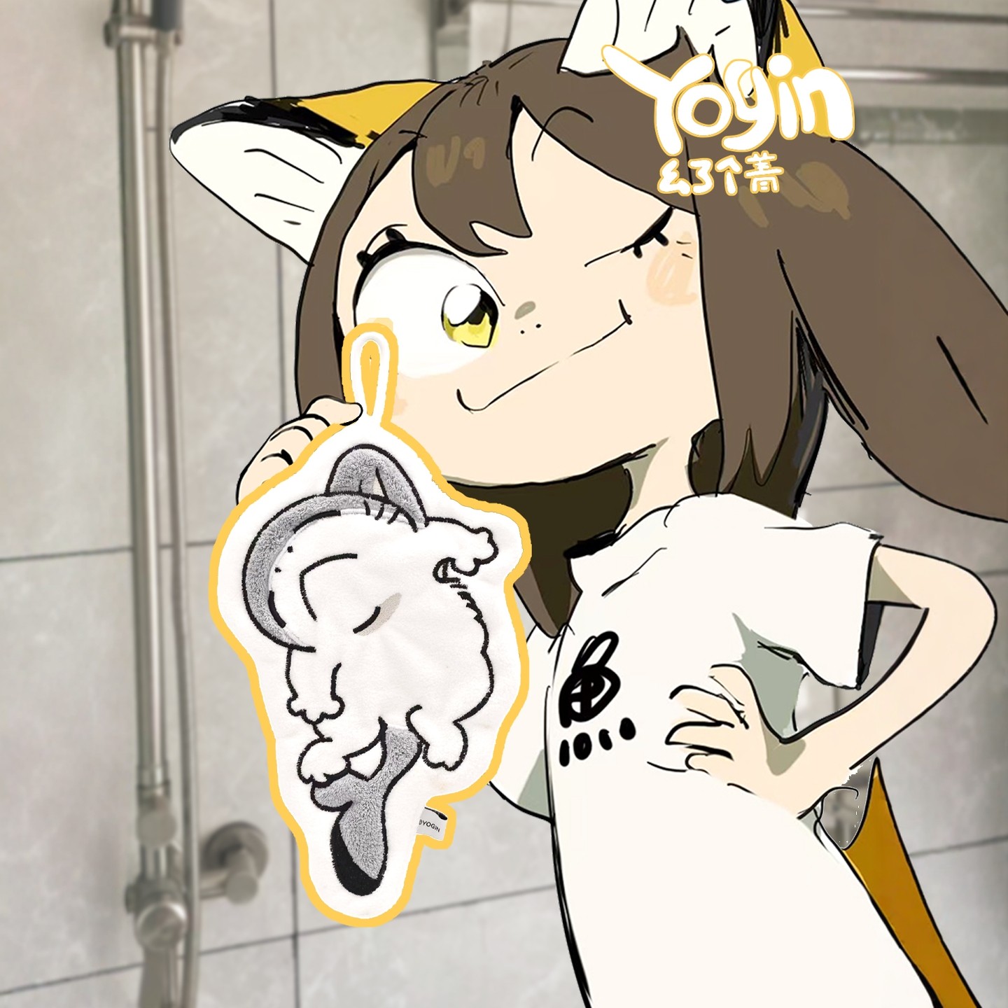 【yogin幺了个菁指定店铺】鲨猫擦手巾超强吸水速干柔软可爱清洁,淘宝优惠券,粉丝福利购,淘宝优惠卷