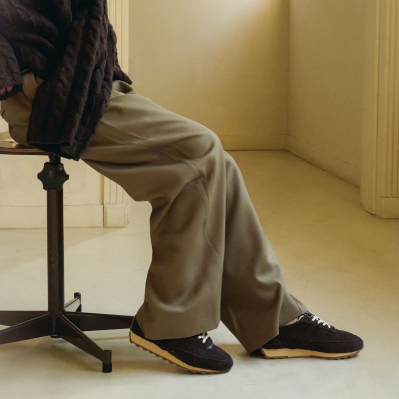 足下工业 FOOT INDUSTRY 复古慢跑男女同款休闲舒适百搭 - 图2