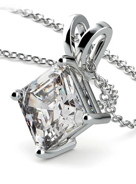 Women's Korean-style Necklace With Sparkling Single Diamond