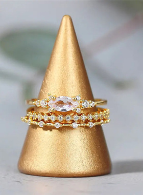 New Hot Ring 3 Princess Suit Engagement Anniversary Luxury