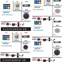 Type 86 Home Background Music Host Controller Hotel Power Amplifier Panel System Suit Smart Home Player