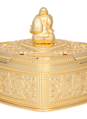 李居明得心应手大财箱摆件