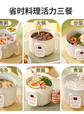 智能电煮锅多功能煲汤煮粥煮面小