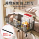 Fence storage basket dormitory storage rack wall-mounted bedside basket bedside bedside student dormitory top lay artifact storage rack