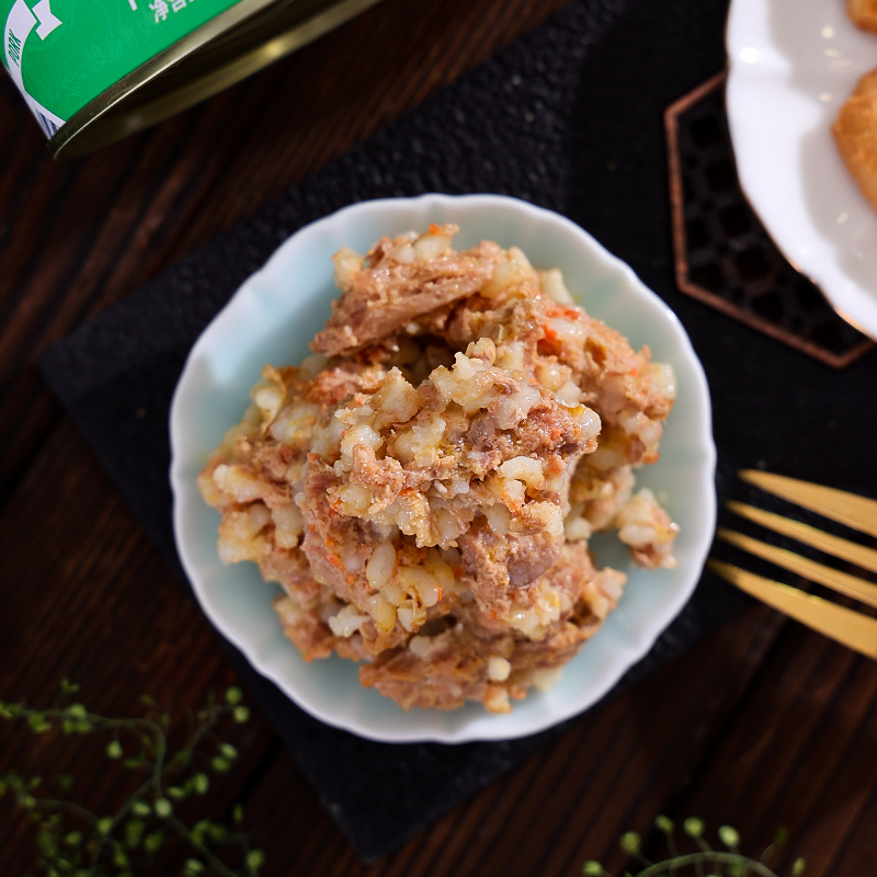 俄罗斯国家馆俄式风味鸡肉猪肉米饭罐头大块肉即食品煲汤速食野餐 - 图1