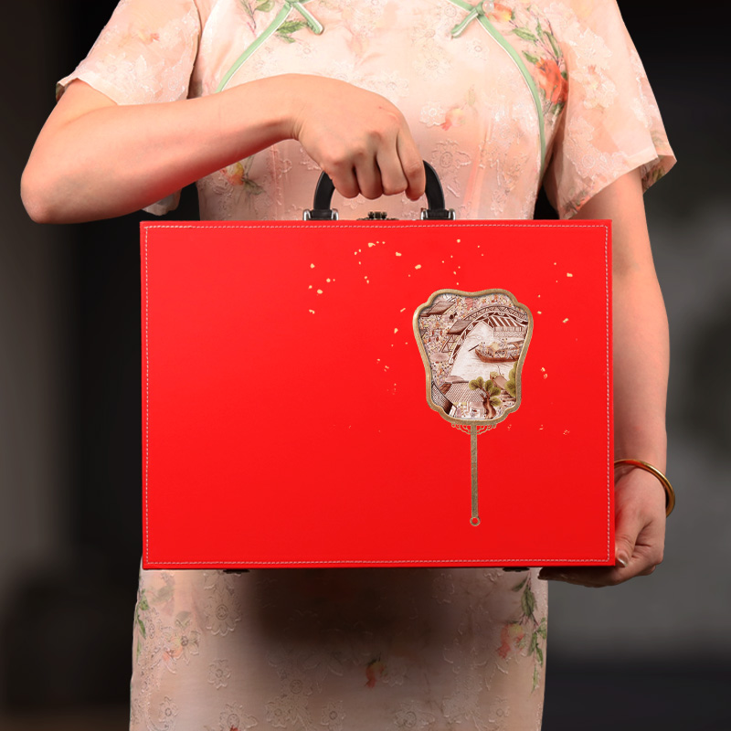 大红袍茶叶礼盒装30小罐浓香型高档礼盒装过年送礼长辈