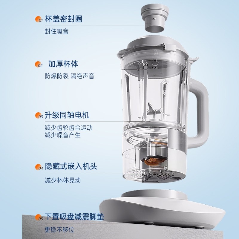 2025奥克斯破壁机家用加热全自动静音多功能新款料理小型豆浆机,淘宝优惠券,粉丝福利购,淘宝优惠卷