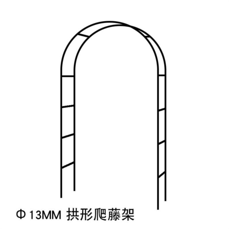 铁线莲铁艺园艺百香果搭拱门花架室内专用阳台花架爬藤网花房过道 - 图2