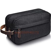 Exit Men Black Handbag Travel Travel Portable Oxford Hand Grip Bag Women Wash Waterproof Make-up Containing Bag