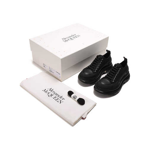 ALEXANDER MCQUEEN 女士厚底鞋帆布鞋休闲鞋 697072 W4MV2 - 图3