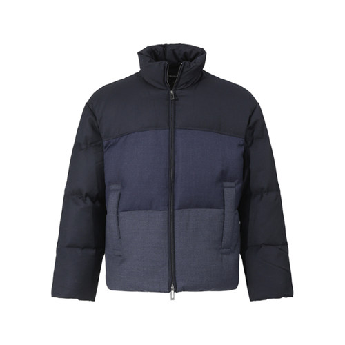 EA阿玛尼 男士鸭绒立领拉链保暖面包羽绒服 6D1BB3 1NVCZ - 图0