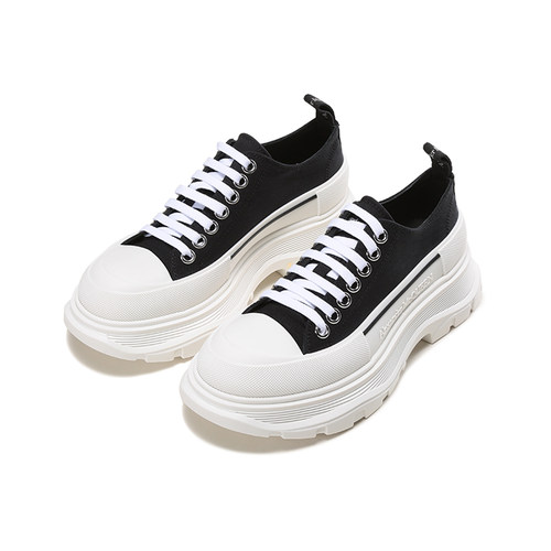 ALEXANDER MCQUEEN 女士厚底鞋帆布鞋休闲鞋 697072 W4MV2 - 图0
