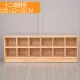 Solid wood kindergarten schoolbag cabinet children's storage cabinet domain storage cabinet Montessori teaching aid cabinet oak toy cabinet