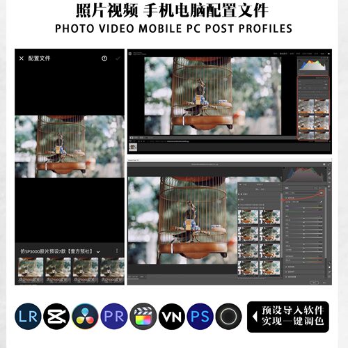 像素蛋糕预设仿富士CN负片胶片配置文件2款手机LR调色PS滤镜/飞思 - 图1