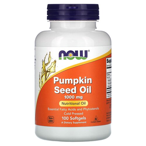 现货美国NOW Foods pumpkin seed oil 南瓜籽油必需脂肪酸营养油 - 图0