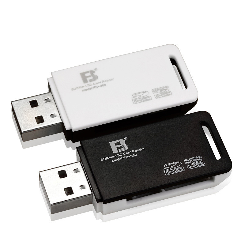 沣标多合一迷你读卡器高速多功能TF手机MicroSD SD SDHC佳能尼康单反相机储存卡USB 3.0内存卡MS CF卡读器卡 - 图0