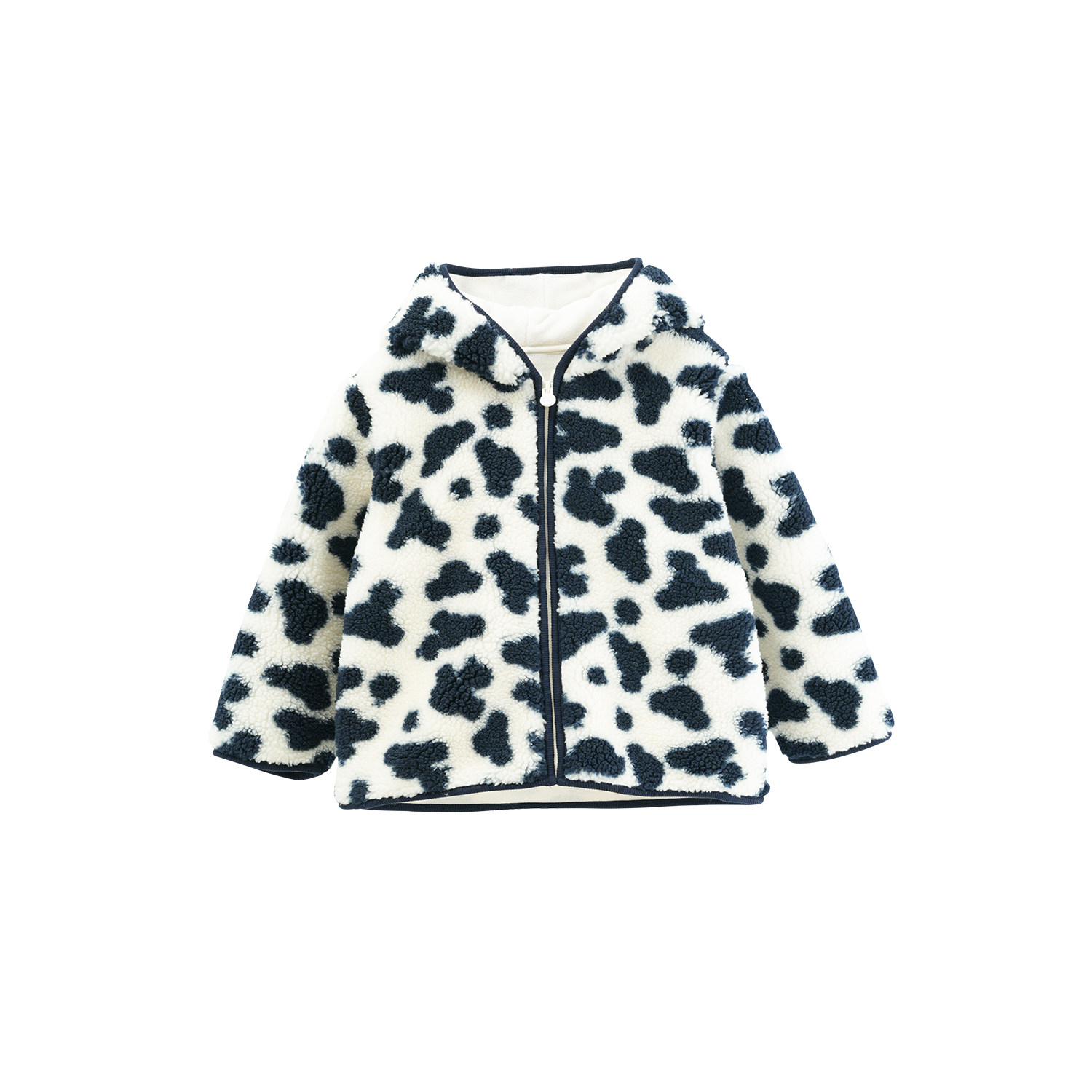 whitewheat儿童2025冬季新款上衣摇粒绒男女童宝宝休闲连帽厚外套,淘宝优惠券,粉丝福利购,淘宝优惠卷