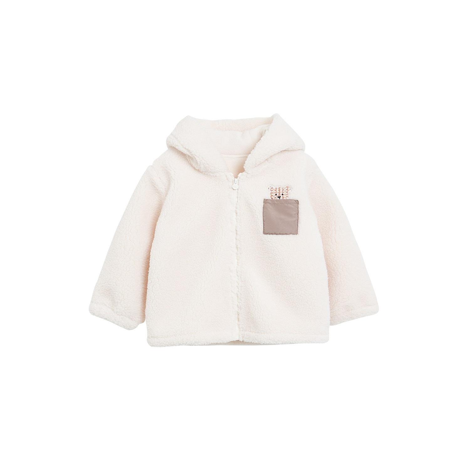 whitewheat儿童2025冬季新款摇粒绒外套男童女宝卡通保暖连帽卫衣,淘宝优惠券,粉丝福利购,淘宝优惠卷