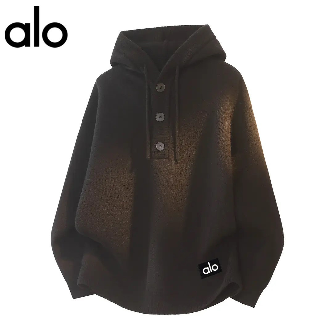 官方奥特莱斯】alo潮牌 美式连帽保暖百搭男女休闲针织衫毛衣外套,淘宝优惠券,粉丝福利购,淘宝优惠卷