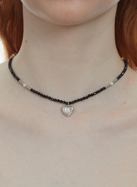 SWEETWINE爱心吊坠串珠项链